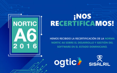 SISALRIL obtuvo recertificación NORTIC A6 por buenas prácticas en gestión Software del Estado