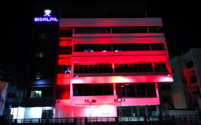 SISALRIL ilumina de rojo su sede en conmemoración del Día Mundial del Corazón